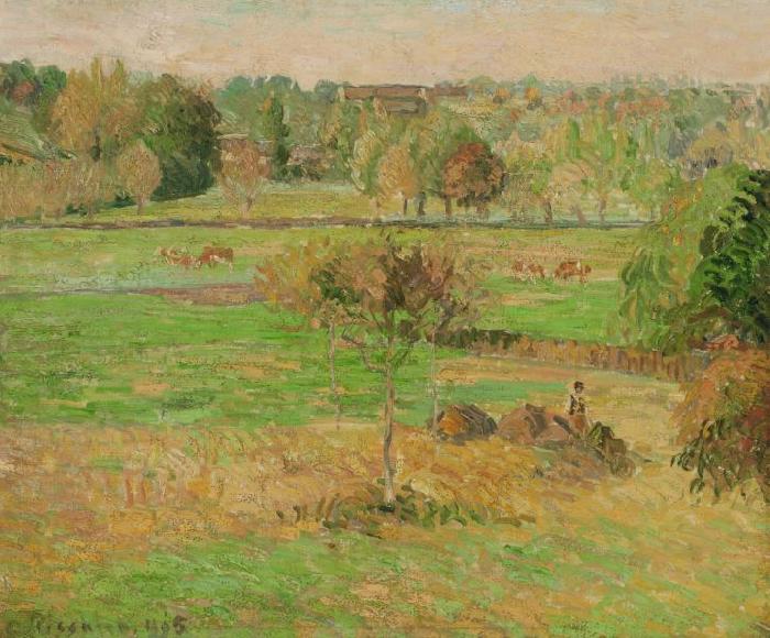 Camille Pissarro Autumn in Eragny oil painting image
